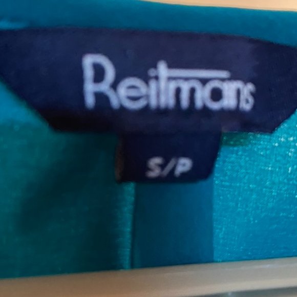 Blouse, Turquoise, short sleeve - Picture 5 of 5